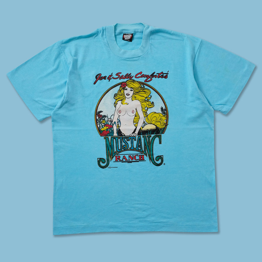 Vintage Mustang Ranch T-Shirt Large 