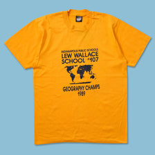 1989 Geography Champs T-Shirt Medium 