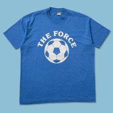 Vintage The Force Soccer T-Shirt XLarge 