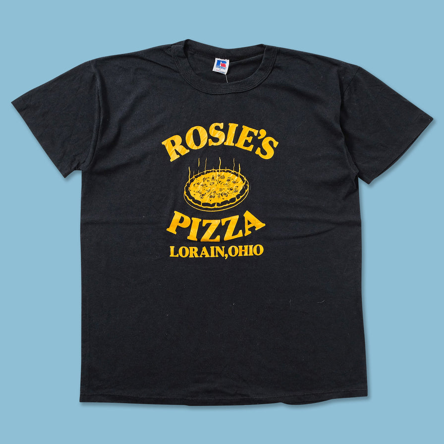 Vintage Russell Athletic Rosie's Pizza T-Shirt Large 
