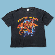 1991 Monsters of Rock Tour T-Shirt Large 