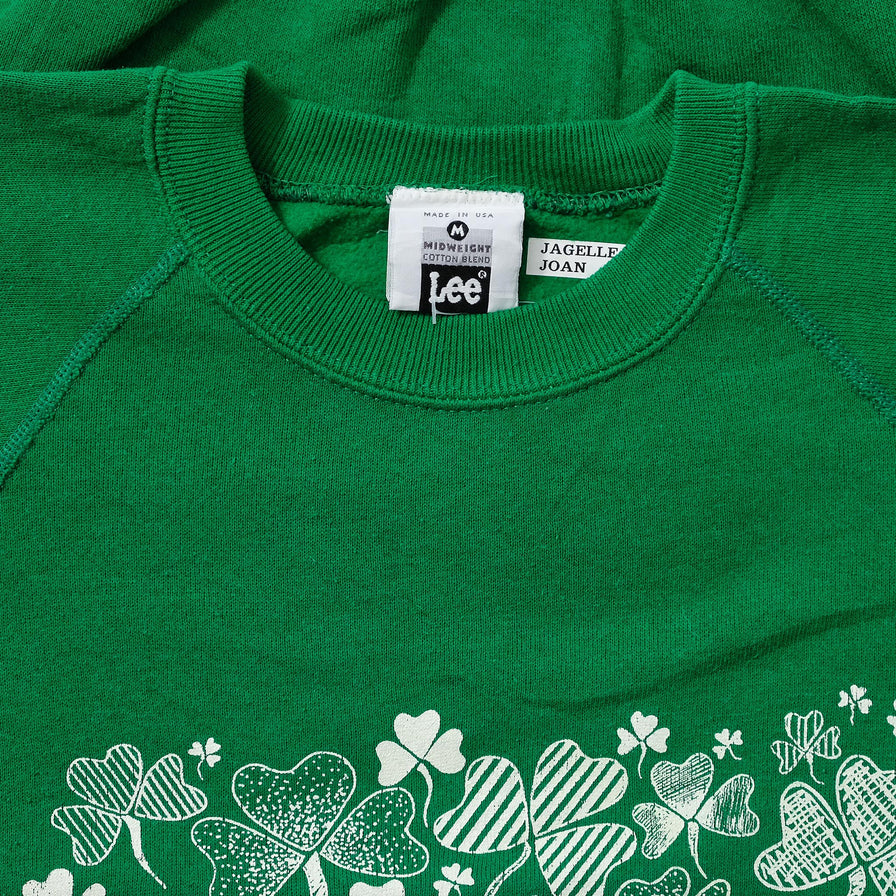 Vintage Lee Shamrock Sweater Small 
