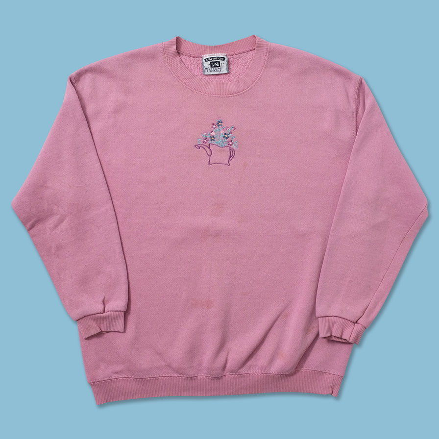 Vintage Lee Flowers Sweater Medium 