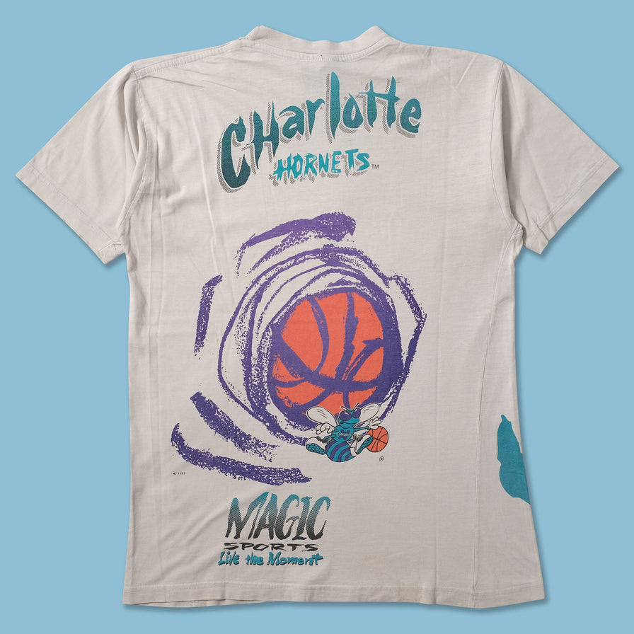 Vintage Charlotte Hornets T-Shirt Small - Double Double Vintage