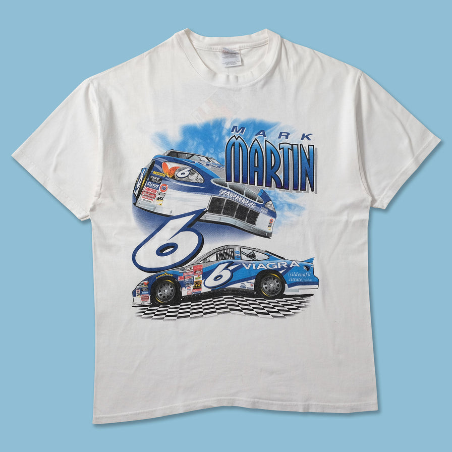 Vintage Mark Martin Viagra Nascar T-Shirt Large - Double Double Vintage