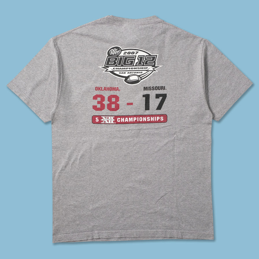 2007 Oklahoma Sooners T-Shirt Medium - Double Double Vintage