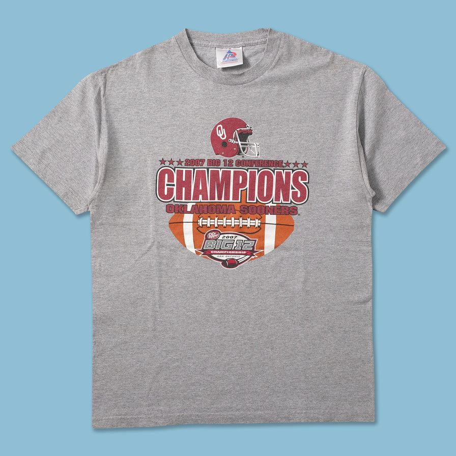 2007 Oklahoma Sooners T-Shirt Medium - Double Double Vintage