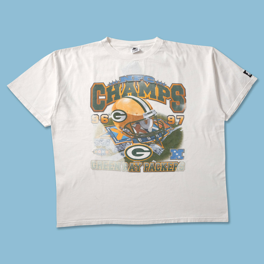 1997 Starter Greenbay Packers T-Shirt XLarge - Double Double Vintage