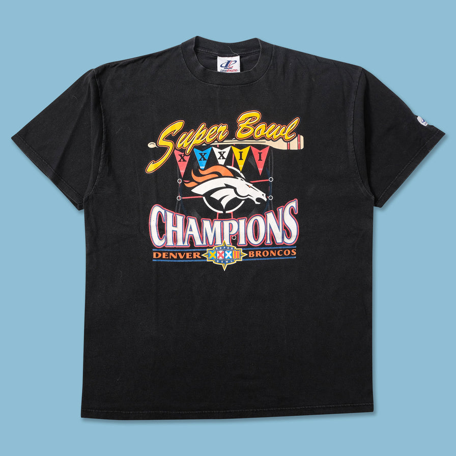 1998 Denver Broncos Super Bowl T-Shirt XLarge - Double Double Vintage