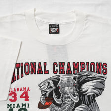 Vintage Crimson Tide T-Shirt XLarge 