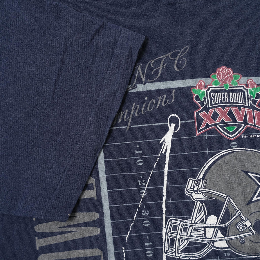 Vintage 1992 Dallas Cowboys T-Shirt XLarge 