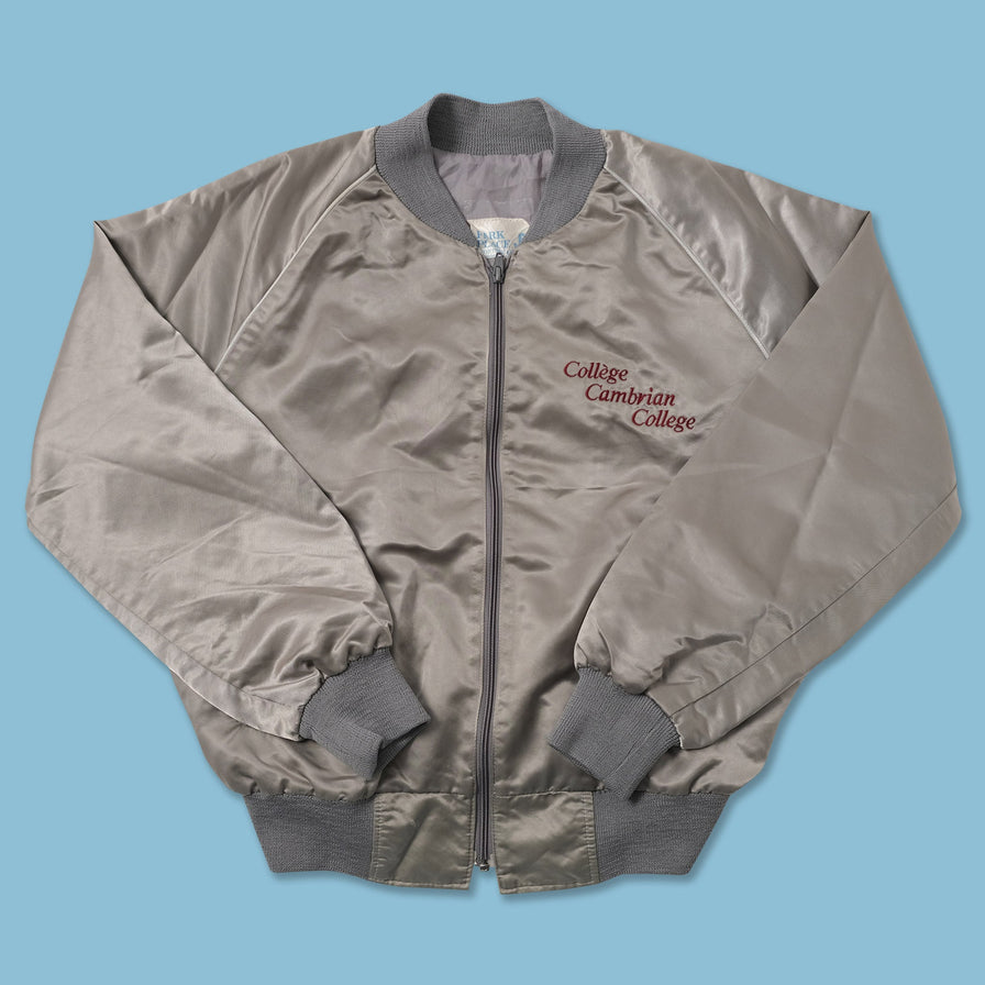 Vintage Satin College Jacket Medium 