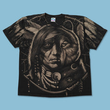 Vintage 1996 Liquid Blue T-Shirt Large 