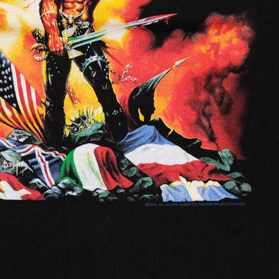 Vintage Manowar Kings of Metal T-Shirt XLarge 