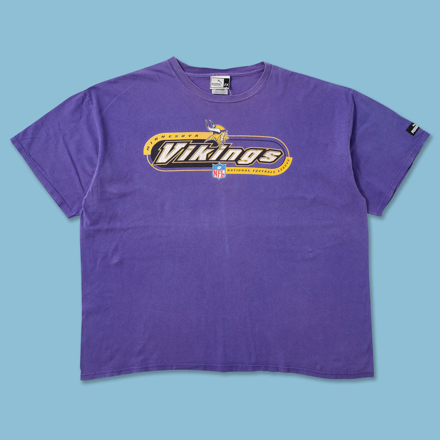 Vintage Puma Minnesota Vikings T-Shirt 3XLarge 