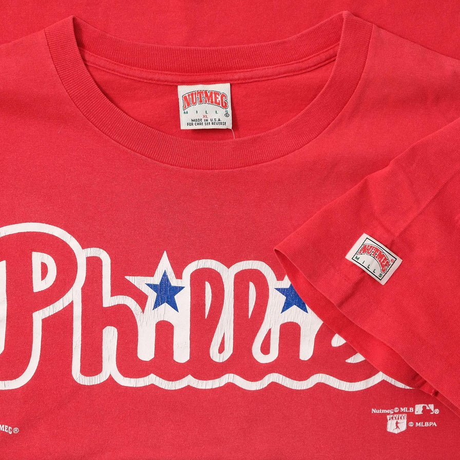 Vintage Nutmeg Philadelphia Phillies T-Shirt XLarge 
