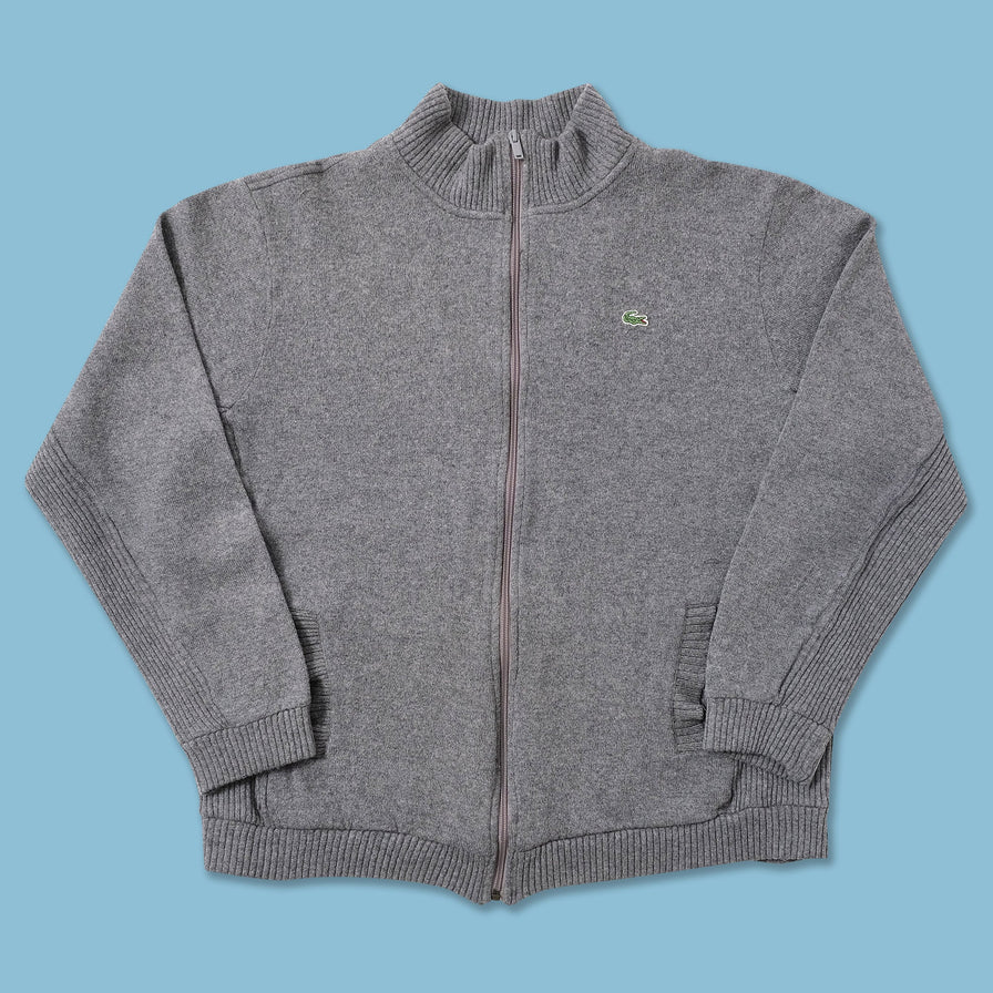 Vintage Lacoste Knit Jacket Large 