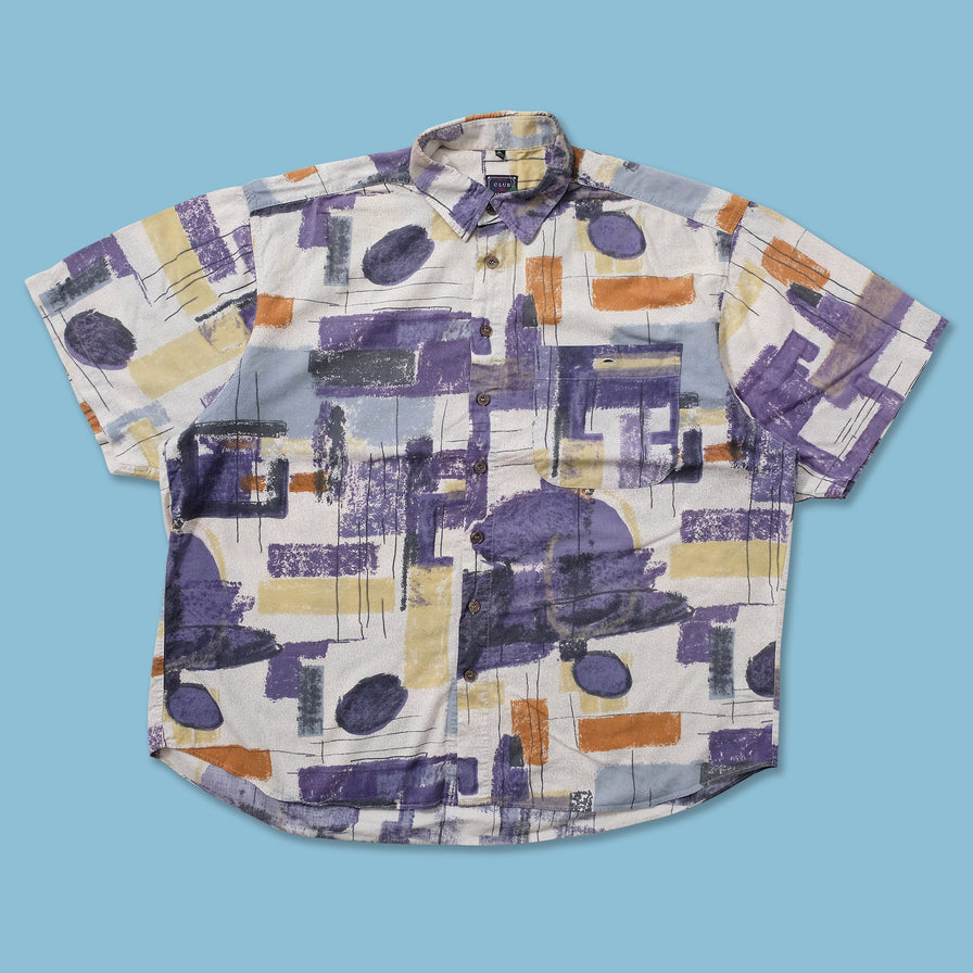 Vintage Pattern Shirt XXL 