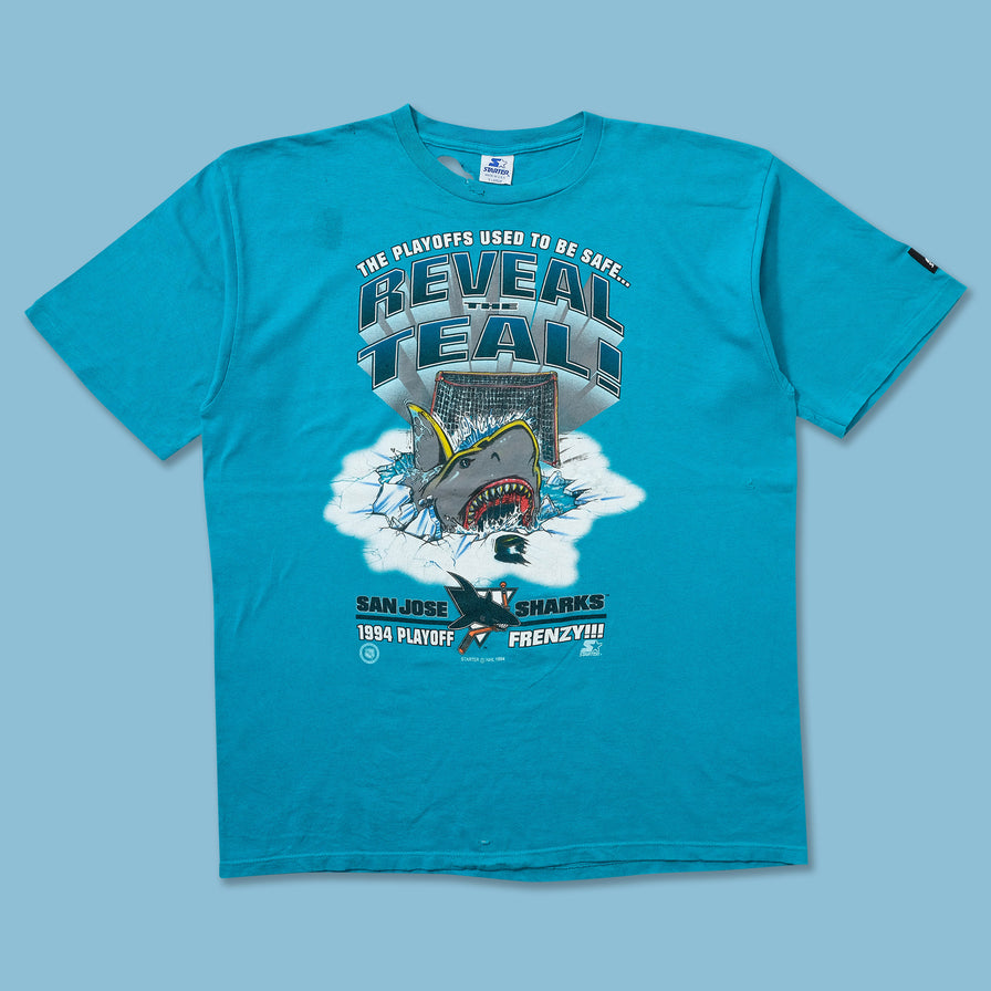 1994 Starter San Jose Sharks T-Shirt XLarge 
