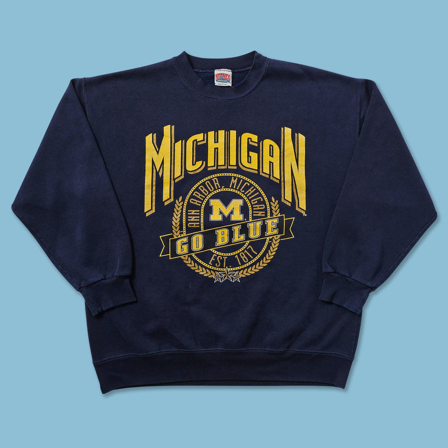 Vintage Nutmeg Michigan Wolverines Sweater Large 