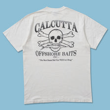 Vintage Calcutta Offshort Baits T-Shirt Medium 