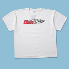 Vintage Coors Light T-Shirt XLarge - Double Double Vintage