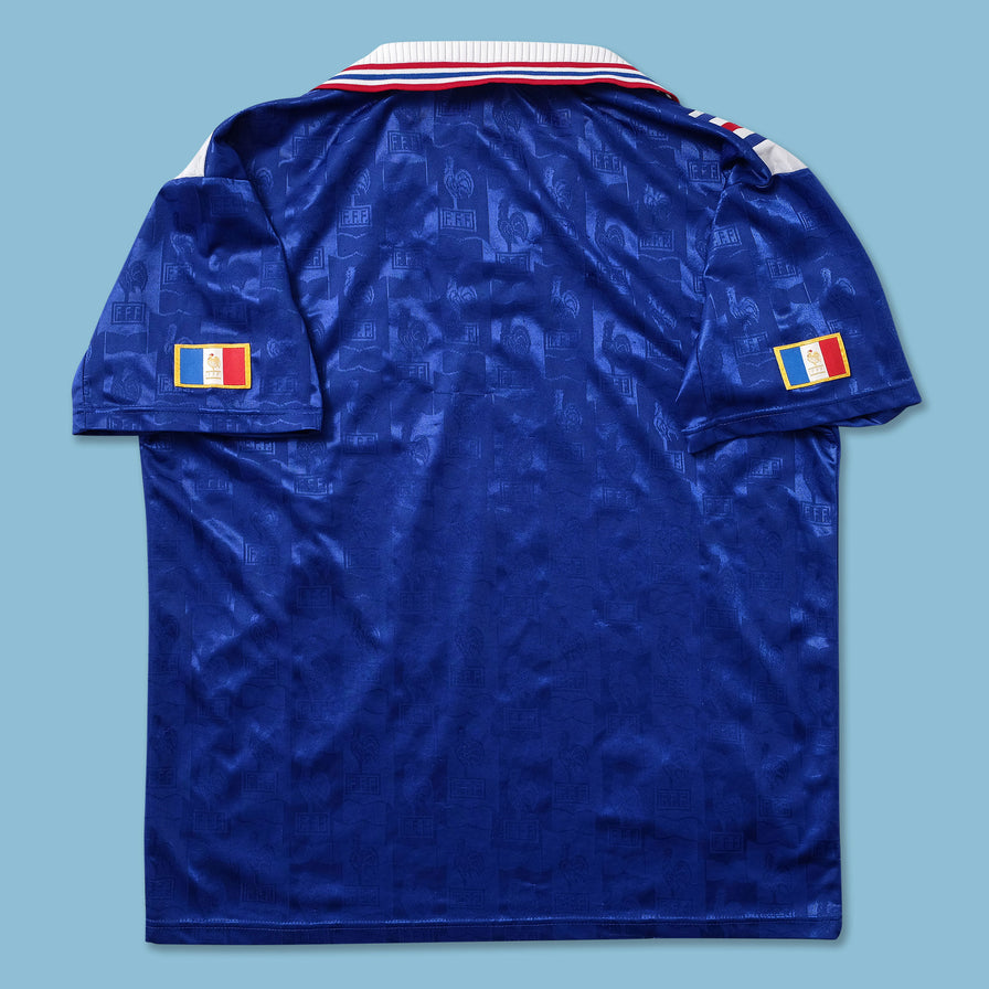 1996 adidas France Jersey XLarge - Double Double Vintage