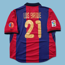 2000 Nike FC Barcelona Luis Enrique Jersey XLarge