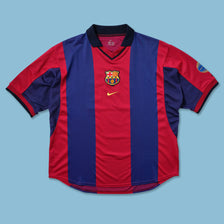 2000 Nike FC Barcelona Luis Enrique Jersey XLarge - Double Double Vintage