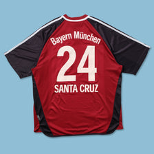 2002 adidas FC Bayern Santa Cruz Jersey Large