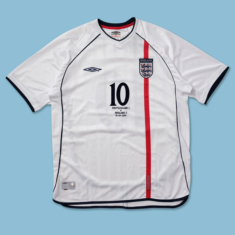 2001 Umbro England Owen Jersey XLarge - Double Double Vintage