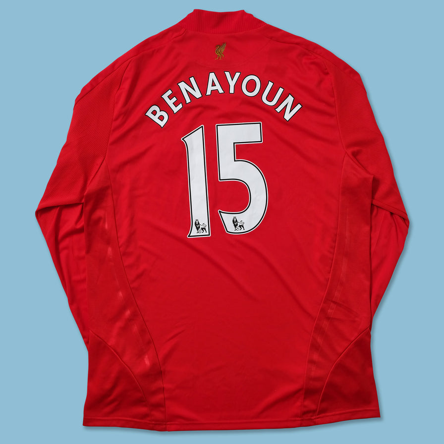 2008 adidas FC Liverpool Benayoun Longsleeve Jersey XLarge - Double Double Vintage