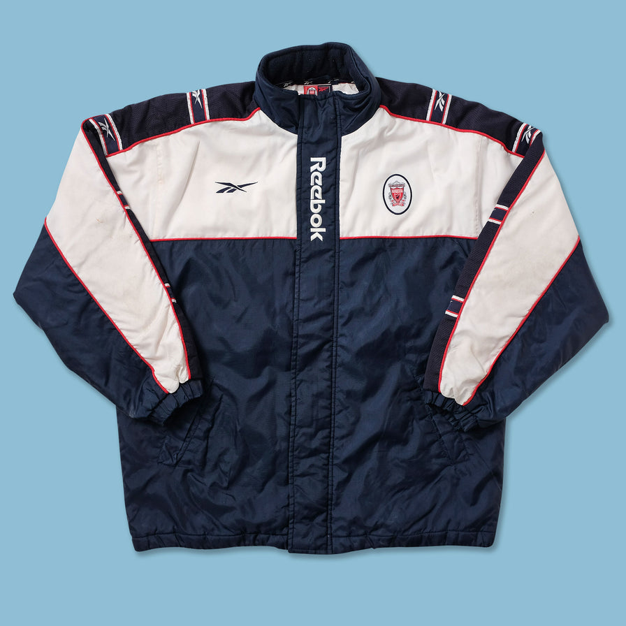 Vintage Reebok FC Liverpool Padded Jacket Large - Double Double Vintage