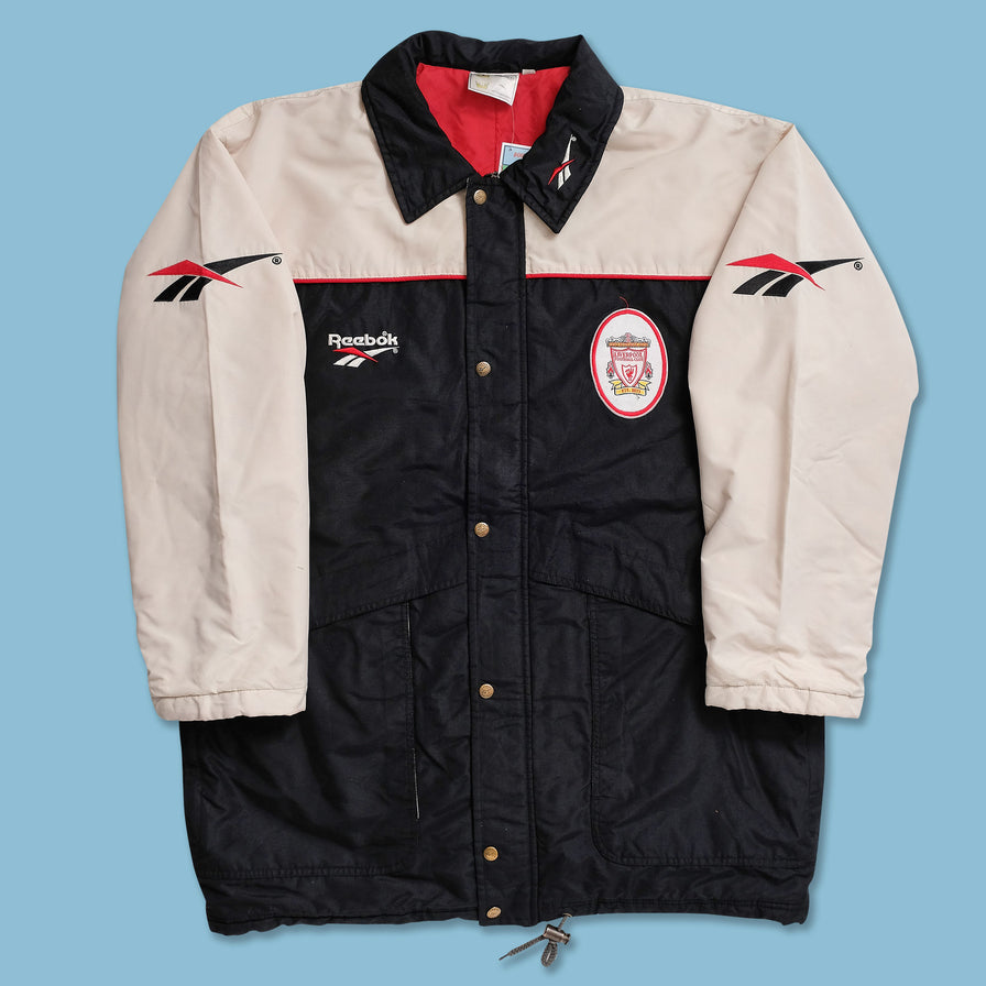 Vintage Reebok FC Liverpool Padded Jacket Large - Double Double Vintage
