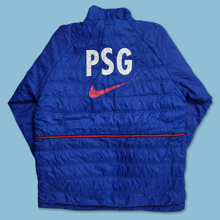 Vintage Nike Paris St. Germain Padded Jacket XLarge - Double Double Vintage