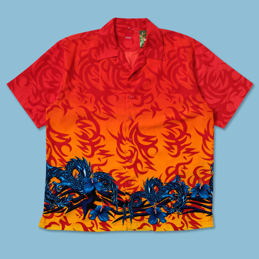 Y2K Tribal Shirt Large - Double Double Vintage