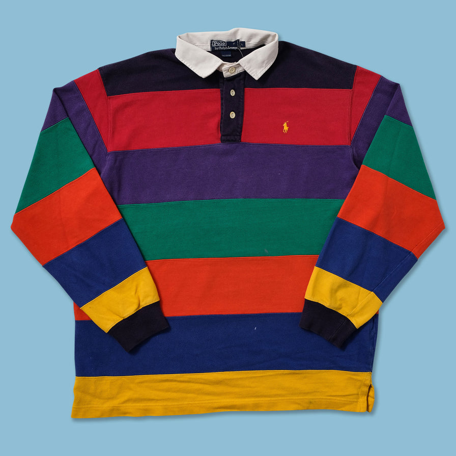 Vintage Polo Ralph Lauren Rugby Sweater XLarge - Double Double Vintage