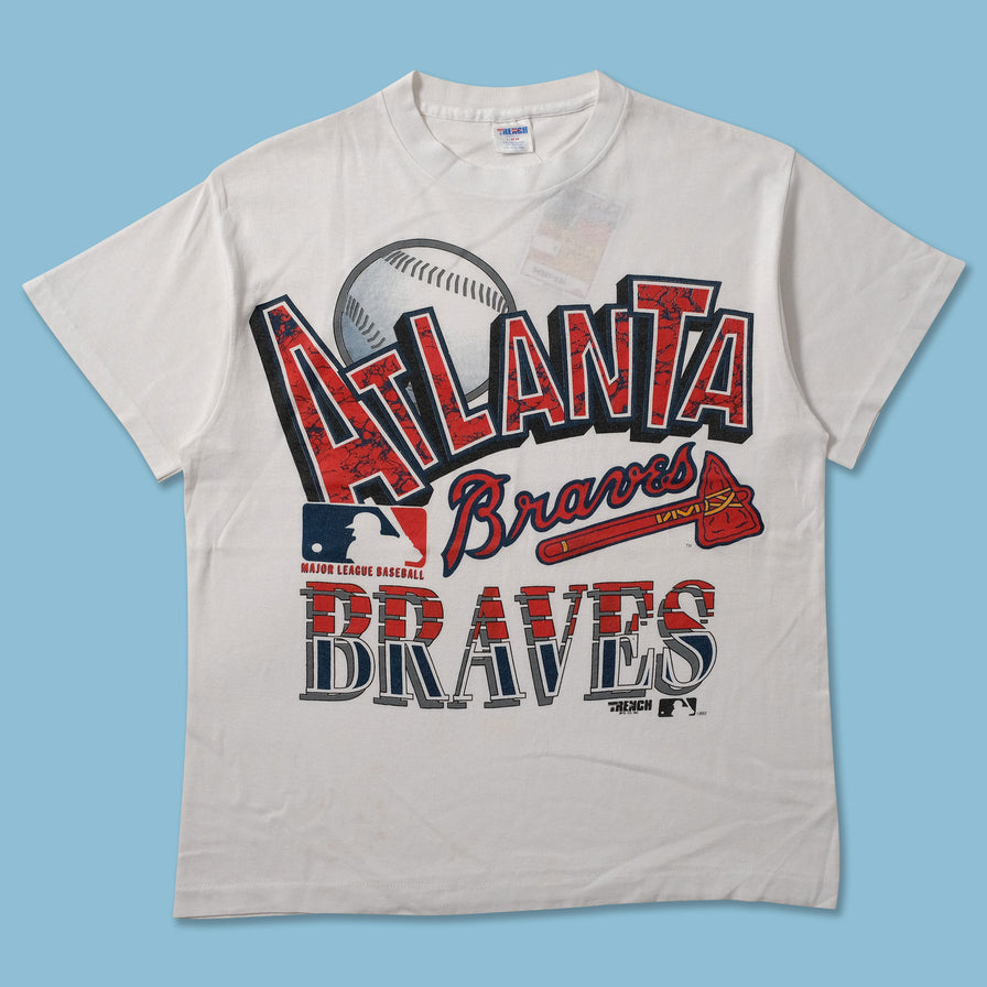 1992 Atlanta Braves T-Shirt Medium - Double Double Vintage