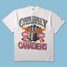 1993 Montreal Canadiens T-Shirt Large - Double Double Vintage