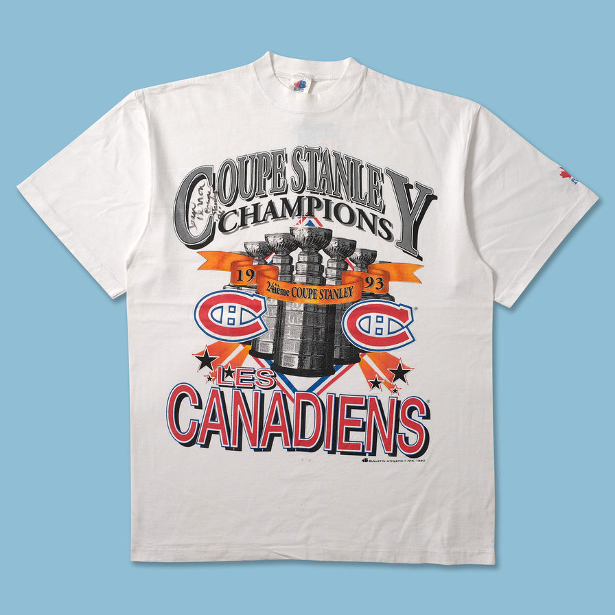 1993 Montreal Canadiens T-Shirt Large - Double Double Vintage