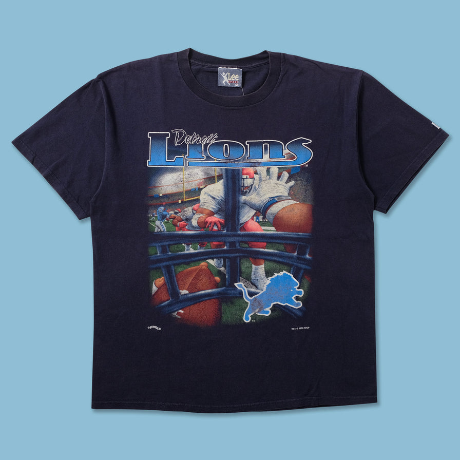 1995 Detroit Lions T-Shirt XLarge - Double Double Vintage