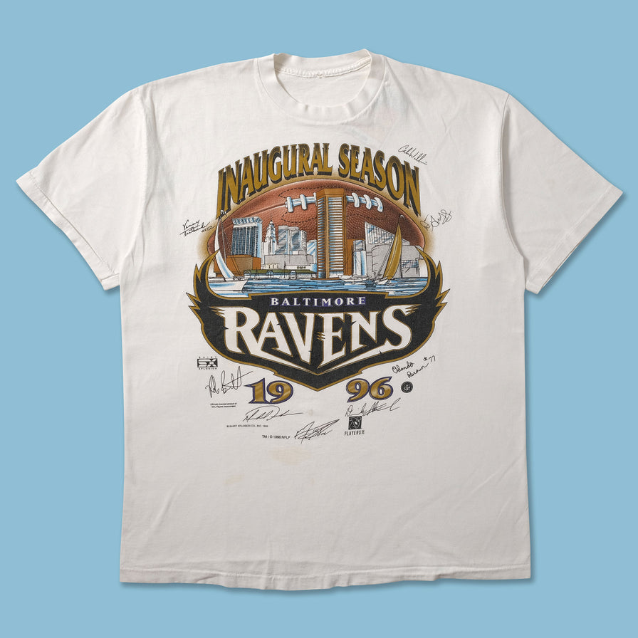 1996 Baltimore Ravens T-Shirt Large - Double Double Vintage