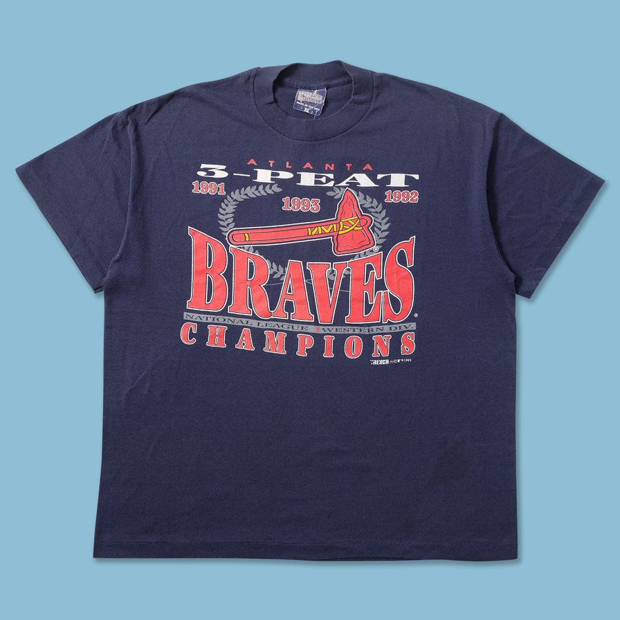 1993 Atlanta Braves T-Shirt Large - Double Double Vintage