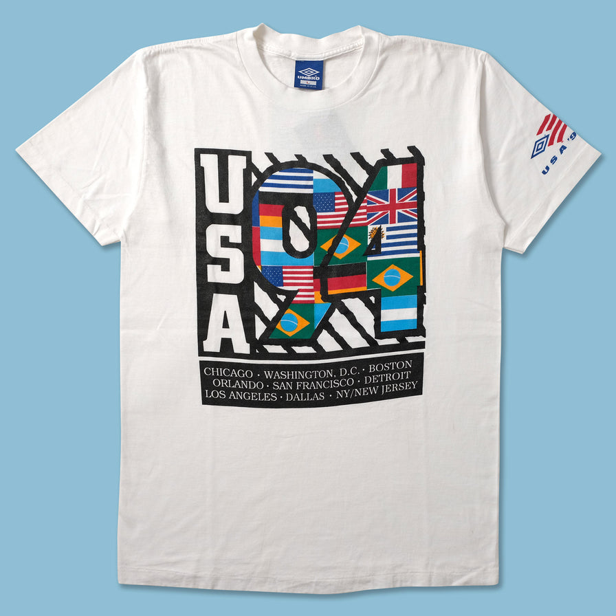 1994 Umbro World Cup USA T-Shirt Large - Double Double Vintage