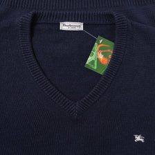 Vintage Burberry Knit Sweater XLarge 