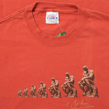 Vintage The Thinker Rodin T-Shirt XLarge 