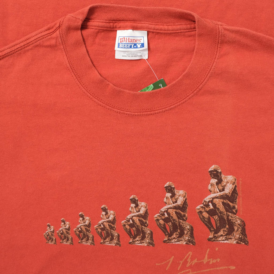 Vintage The Thinker Rodin T-Shirt XLarge 