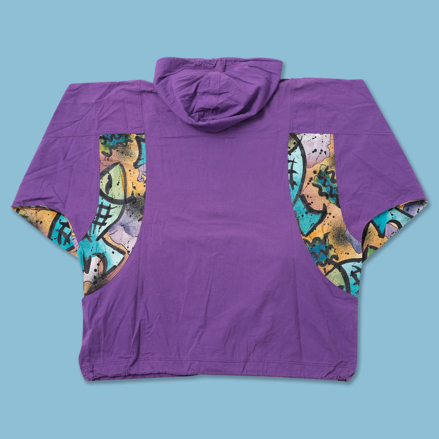 Vintage Pattern Windbreaker Large 