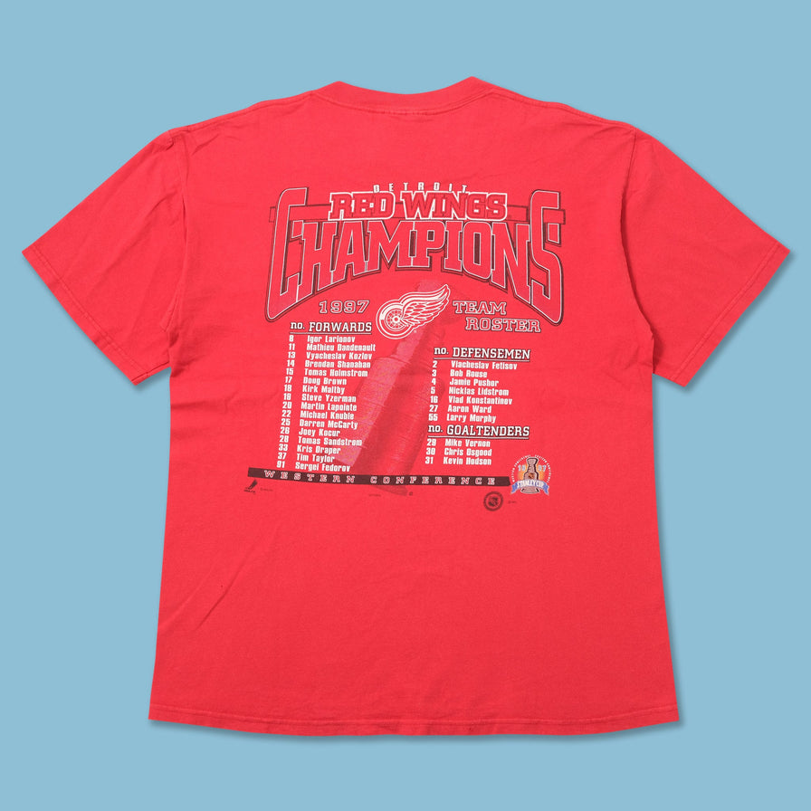 Vintage 1997 Red Wings T-Shirt Large 