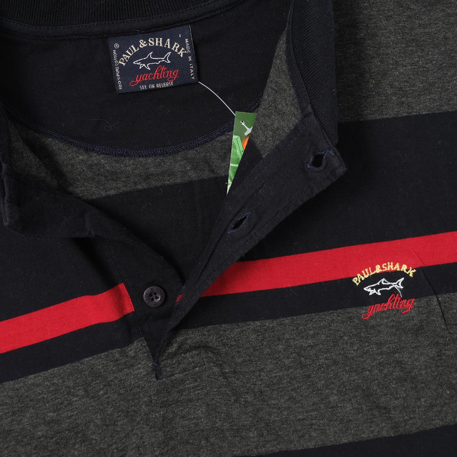 Vintage Paul Shark Long Polo Large 